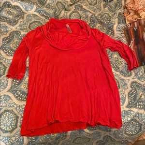 Off shoulder flowy blouse